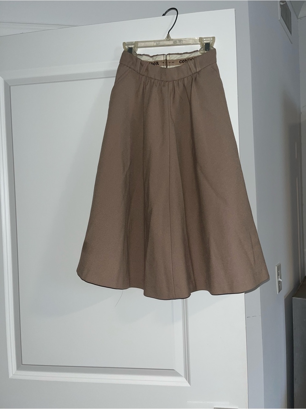 Classic A-Line with Pockets Brown Women’s Skirt